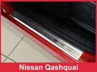Prahové ochranné nerezové lišty Avisa Nissan Qashqai I 2007-2013 - Exclusive