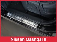 Prahové ochranné nerezové lišty Avisa Nissan Qashqai II 2013-2017 Exclusive