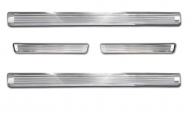 Prahové ochranné nerezové lišty Avisa pro BMW X7 (G07) stříbrné zrcadlové