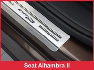 Prahové ochranné nerezové lišty Avisa Seat Alhambra 2010- Special Edition