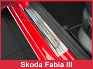 Prahové ochranné nerezové lišty Avisa Škoda Fabia III Exclusive