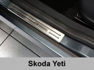 Prahové ochranné nerezové lišty Avisa Škoda Yeti 2009- Exclusive