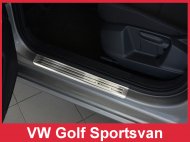 Prahové ochranné nerezové lišty Avisa Volkswagen Golf Sportsvan Exclusive