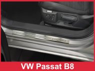 Prahové ochranné nerezové lišty Avisa Volkswagen Passat B8 Exclusive