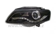 Přední světla Angel Eyes CCFL a LED VW Passat 3C 05-10 černá