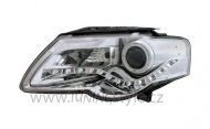 Přední světla Angel Eyes CCFL a LED VW Passat 3C 05-10 chrom