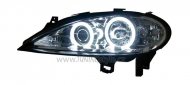 Přední světla angel eyes CCFL Renault Megane 99-02 chrom