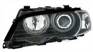 Přední světla angel eyes CCFL  s blinkrem BMW E46 Coupe/Cabrio 99-01 černé