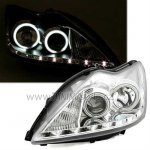 Přední světla angel eyes CCFL s LED Ford Focus II FL 08-11 chrom