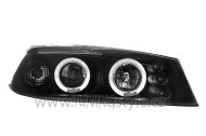 Přední světla angel eyes Renault Megane/Scenic 02-05 černé