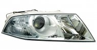 Přední světla čirá Škoda Octavia II 04-09 chromová