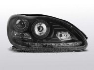 Přední světla devil eyes Mercedes-Benz Třída S W220 98-05 černá