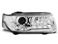 Přední světla Devil Eyes s LED VW Passat 35i B4 chromové
