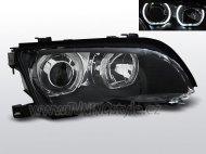Přední světla LED Angel Eyes BMW 3 E46 sed/tour 01-05 černá