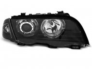 Přední světla LED Angel eyes BMW E46 sedan/touring 98-01 černá