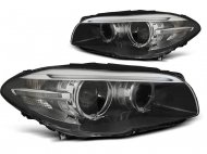 Přední světla LED angel eyes s denními světly BMW F10/F11 xenon D1S 10-13