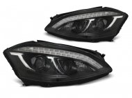 Přední světla LED D1S xenon Mercedes-Benz S W221 05-09 černá