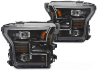 Přední světla LED pro FORD F150 MK13 2014-2017 černá