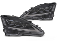 Přední světla LED pro LEXUS IS 2006-2013 černá