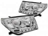 Přední světla LED Toyota Land Cruiser FJ200 07-12 chrom