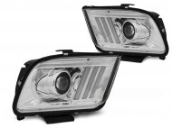 Přední světla LED TubeLight Ford Mustang IV 04-09 chrom