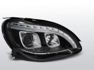 Přední světla LED TubeLight Mercedes-Benz S W220 98-05 černá
