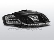 Přední světla LED TubeLights,LED blinkr AUDI A4 B7 04-08 černá