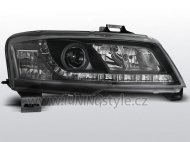 Přední světla s denními světly Fiat Stilo 01- černá RL