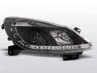 Přední světla s denními světly RL Opel Corsa D 06-10 černá