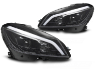 Přední světla s LED denními světly a dynamickým LED blinkrem pro Mercedes-Benz C W204 2011-2014 č...