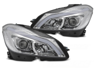 Přední světla s LED denními světly a dynamickým LED blinkrem pro Mercedes-Benz C W204 2011-2014 c...