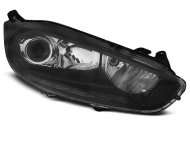 Přední světla s LED denními světly Ford Fiesta MK7 13- černá