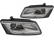 Přední světla s LED denními světly TubeLight Audi Q5 12-17 černá