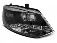 Přední světla s LED denními světly VW Polo 6R 09-14 černá