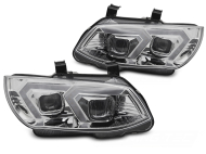 Přední světla s LED, pro BMW E92/E93 LCI 2010-2013 chrom xenon