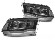 Přední světla s LED pro DODGE RAM 2009-2018 černá