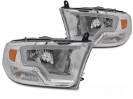 Přední světla s LED pro DODGE RAM 2009-2018 chrom
