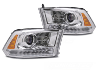 Přední světla s LED pro DODGE RAM 2009-2018 chromová