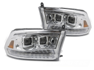 Přední světla s LED pro DODGE RAM 2009-2018 double chromová