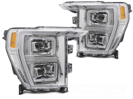 Přední světla s LED pro Ford F150 MK13 2020-2023 chromová