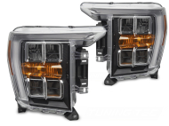 Přední světla s LED pro Ford F150 MK14 2020-2023 černá