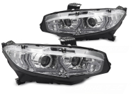 Přední světla s LED pro HONDA CIVIC X 2016-2021 chromová
