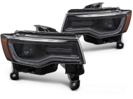 Přední světla s LED pro JEEP GRAND CHEROKEE 2016-2021 černá