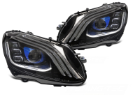 Přední světla s LED pro Mercedes-Benz C W205 2014-2021 černá