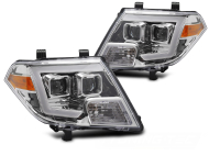 Přední světla s LED pro NISSAN FRONTIER 2010-2014 chromová