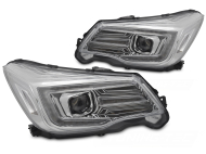 Přední světla s LED pro SUBARU FORESTER IV 2013-2018 chromová