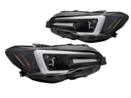 Přední světla s LED projektor pro SUBARU WRX 2014-2022 černá