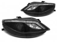 Přední světla s LED SEAT Ibiza 6J 08-12 černá