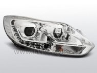 Přední světla s LED světly Ford Focus 3 11-14 chrom