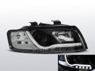 Přední světla s LED TubeLights denními světly Audi A4 B6 00-04 černá